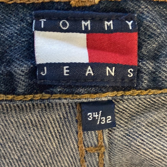 Vintage Men's Tommy Hilfiger Straight Blue Jeans Size: 34 x 32 - Picture 3 of 12